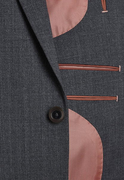 Aldwych Tailored Fit Jacket - Navy Plain