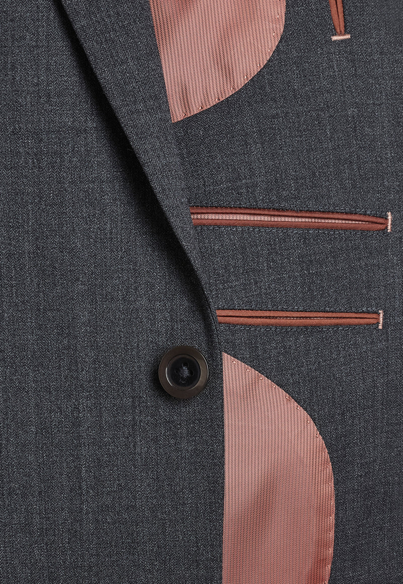Langham Classic Fit Jacket - Navy Plain