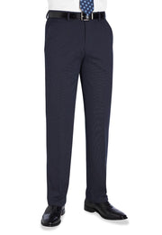 Phene Tailored Fit Trouser - Navy P/Dot