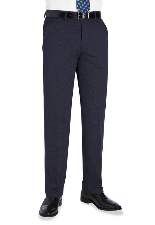 Phene Tailored Fit Trouser - Navy P/Dot