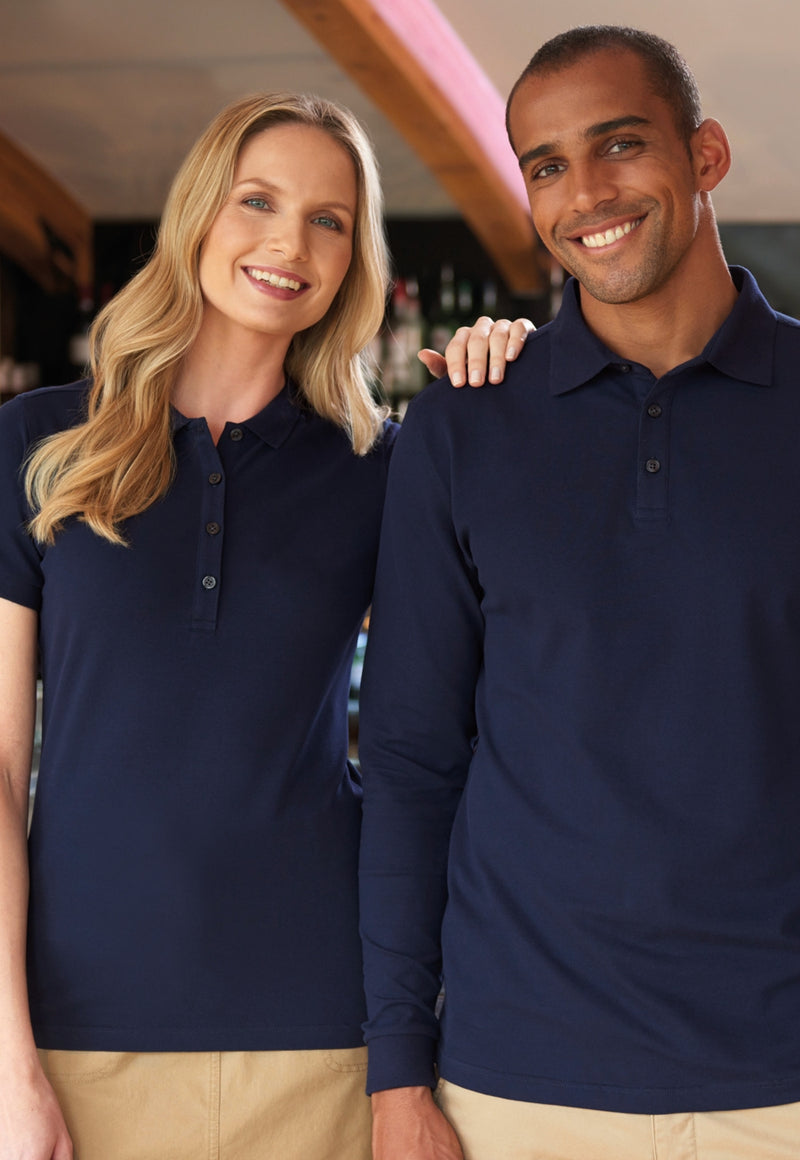 Frederick L/S Polo Shirt - White