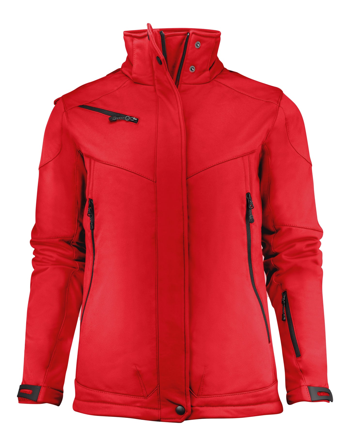 printer ladies skeleton softshell jacket