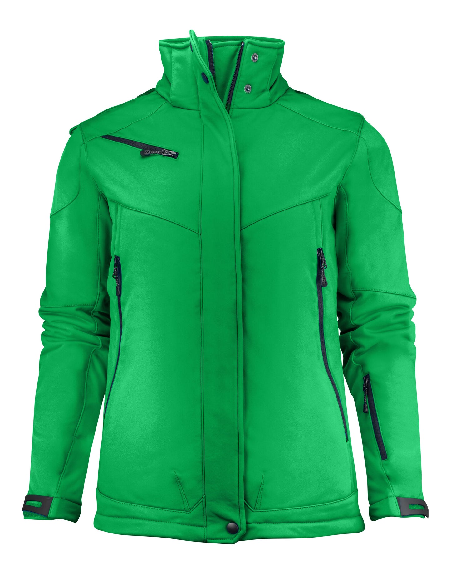 printer ladies skeleton softshell jacket