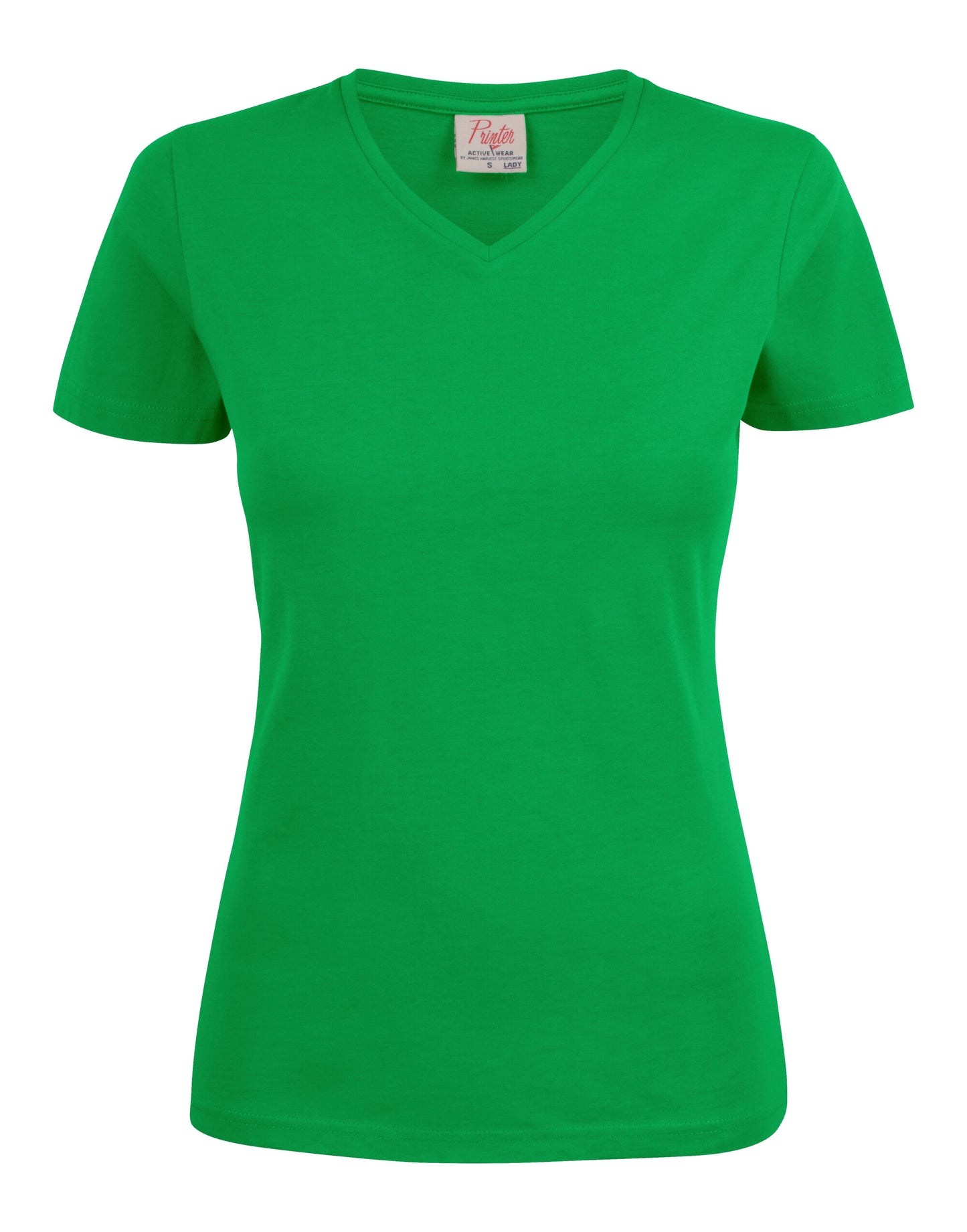 printer ladies heavy v t-shirt
