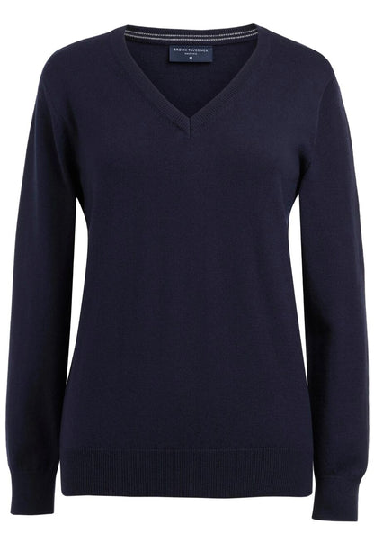 NEW Riga V Neck Jumper - Navy