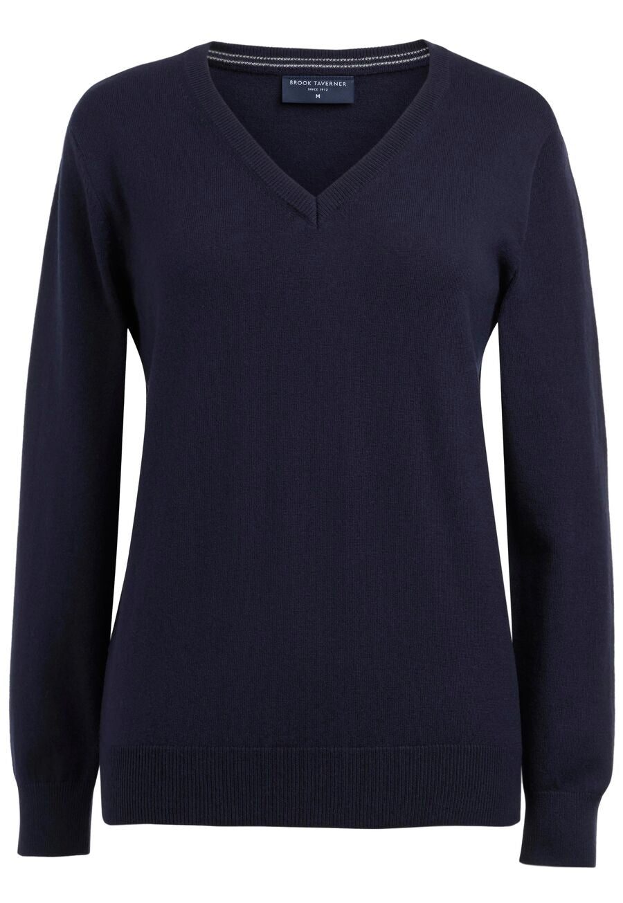 Riga V Neck Jumper - Oatmeal