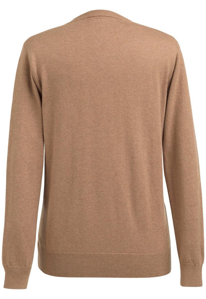 Riga V Neck Jumper - Oatmeal