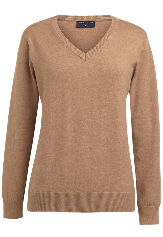 Riga V Neck Jumper - Oatmeal
