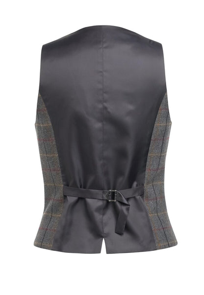 Greenville Tweed Waistcoat - Navy H/B