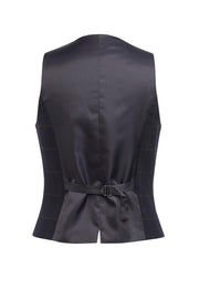 Greenville Tweed Waistcoat - Navy H/B