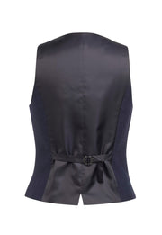 Greenville Tweed Waistcoat - Navy H/B