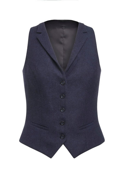 Greenville Tweed Waistcoat - Grey/Brown