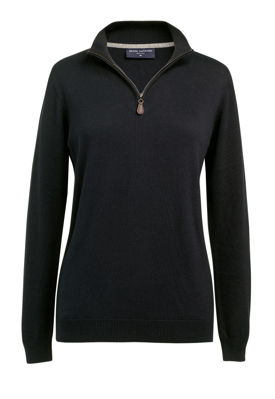 taylor 1/4 zip jumper - silver