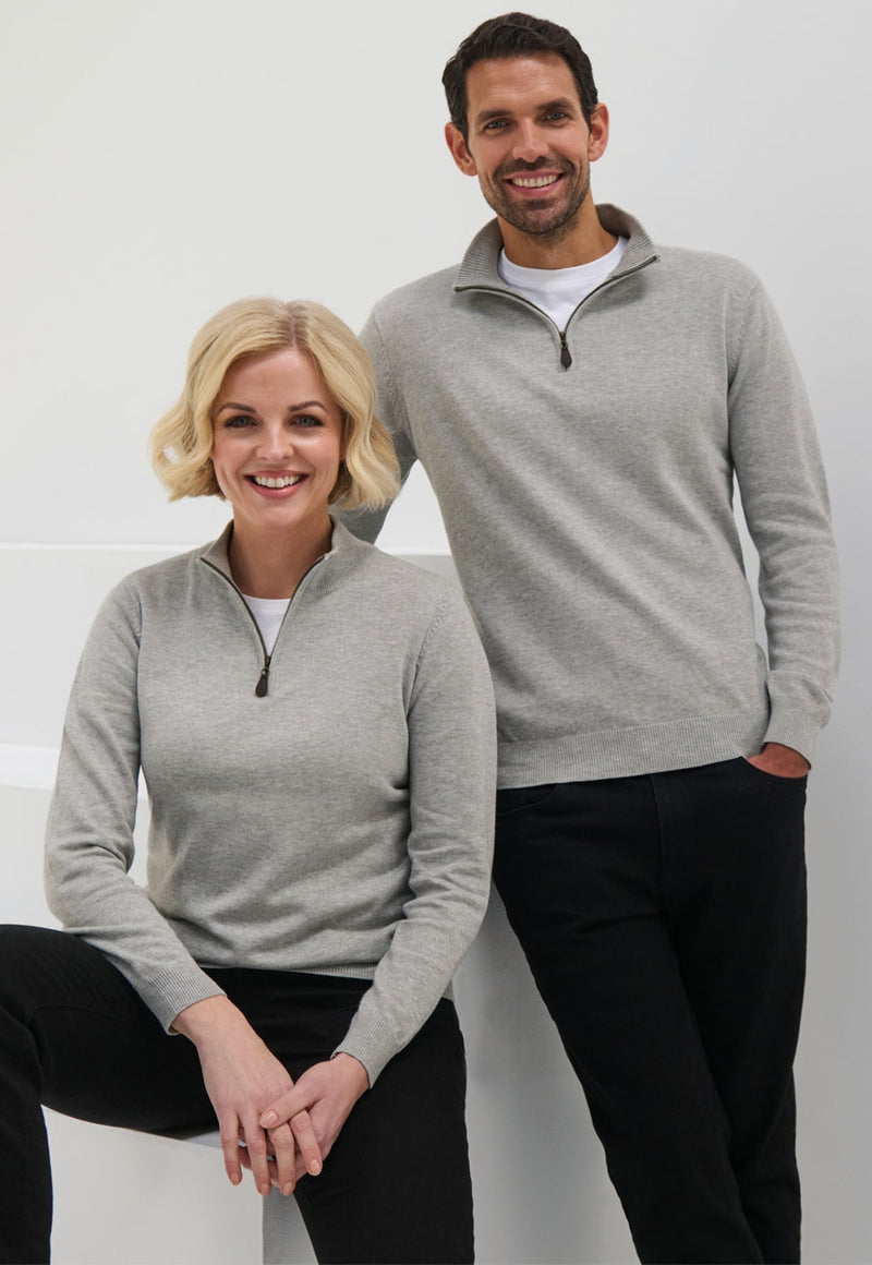 Dallas 1/4 Zip Jumper - Navy