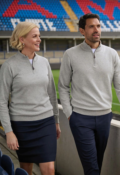 Taylor 1/4 Zip Jumper - Black