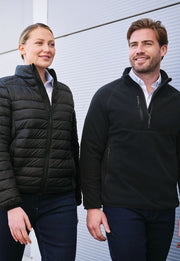 Ashton 1/4 Zip Fleece - Black