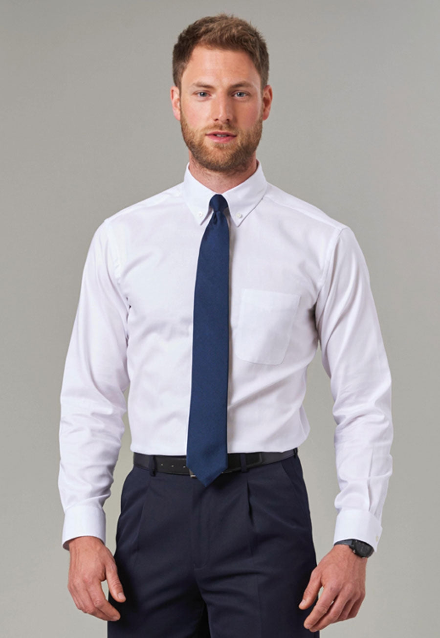 whistler men's l/s shirt - white