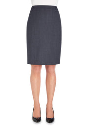 Wyndham Straight Skirt - Mid Grey